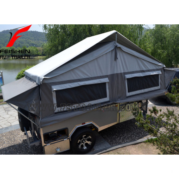 High quality Hard floor camper trailer for 3-4 person outside camper traielr